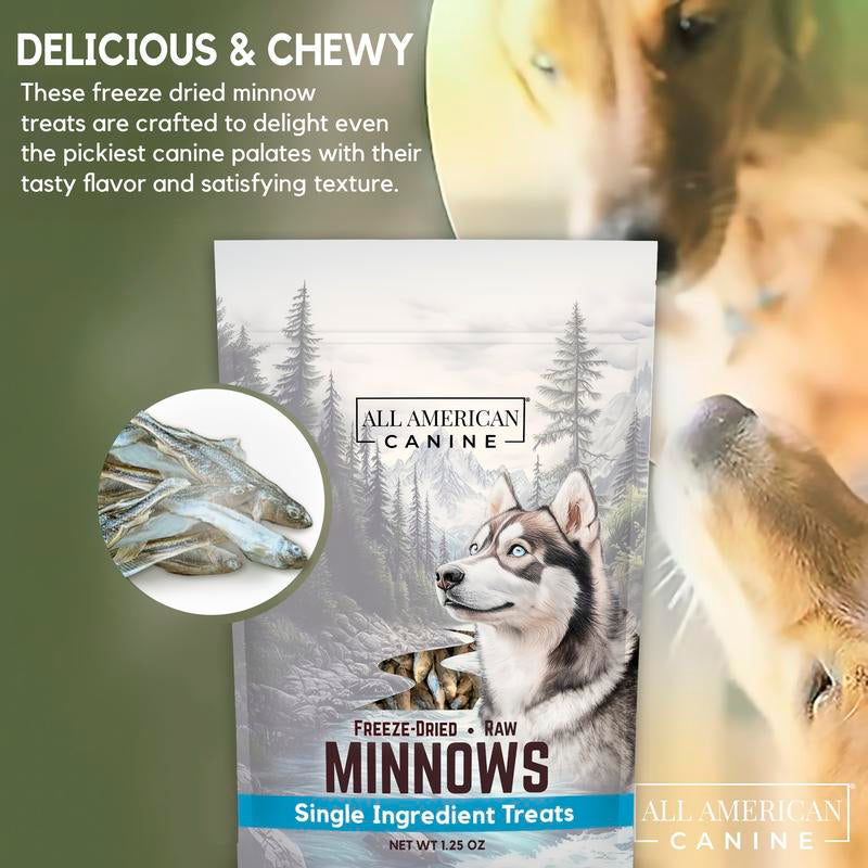 Freeze Dried Minnows Single Ingredient Treat Snack
