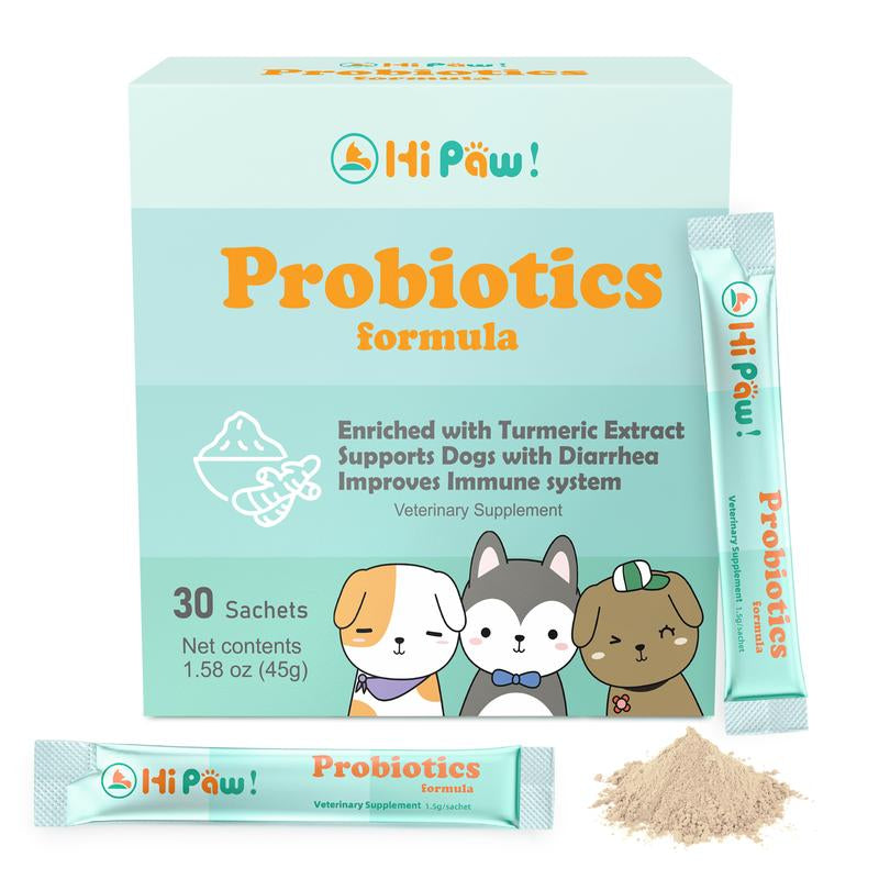 Dog Probiotics Powder with Turmeric 95%