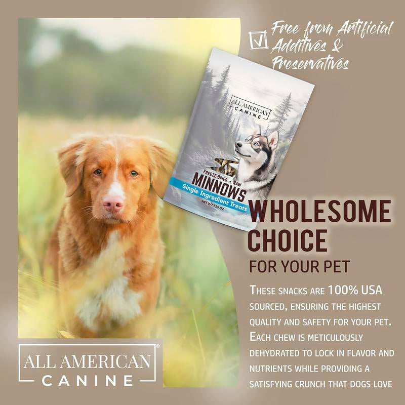 Freeze Dried Minnows Single Ingredient Treat Snack