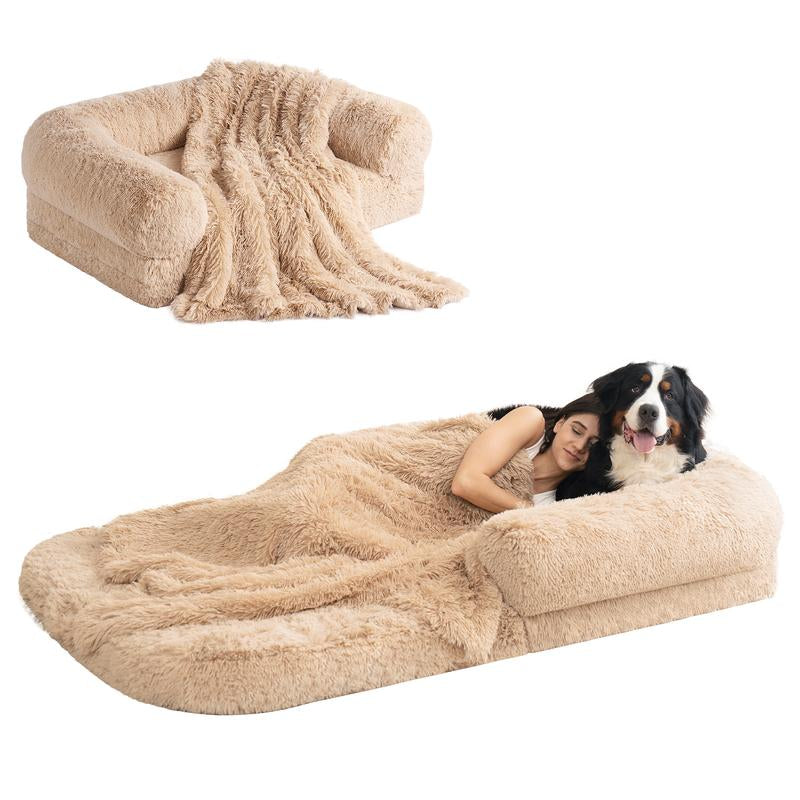 Foldable Human Dog Bed for Adult