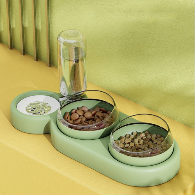 Pet Cat Bowl Automatic Feeder