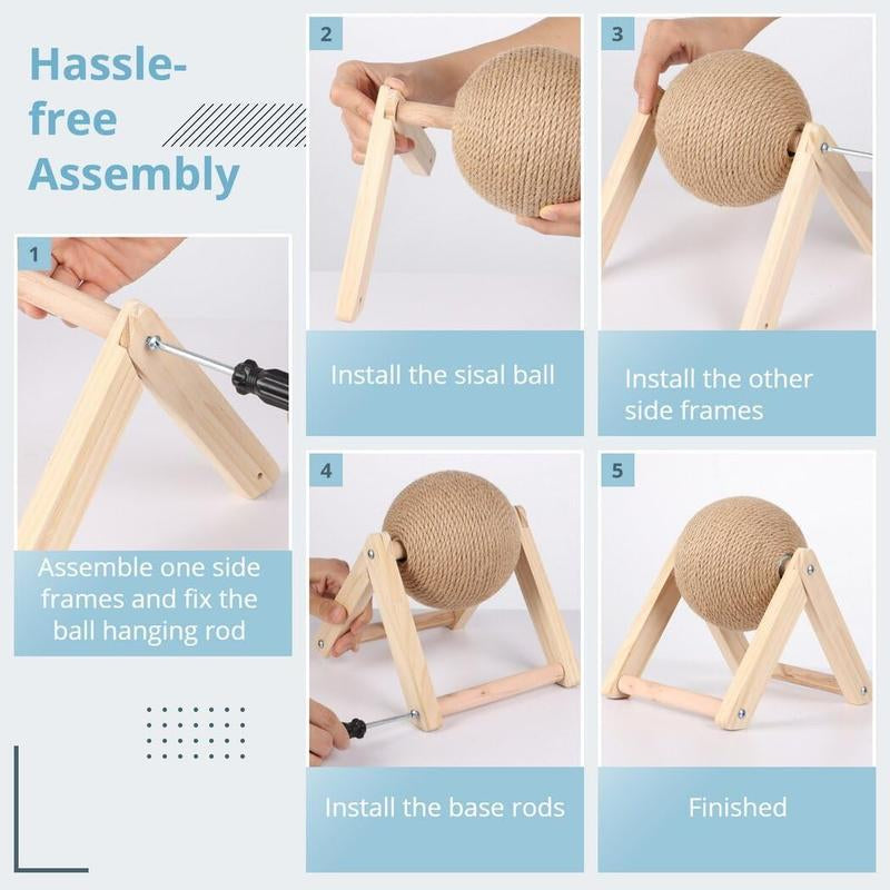 Cat Scratching Ball Toy Kitten