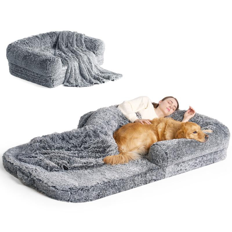 Foldable Human Dog Bed for Adult
