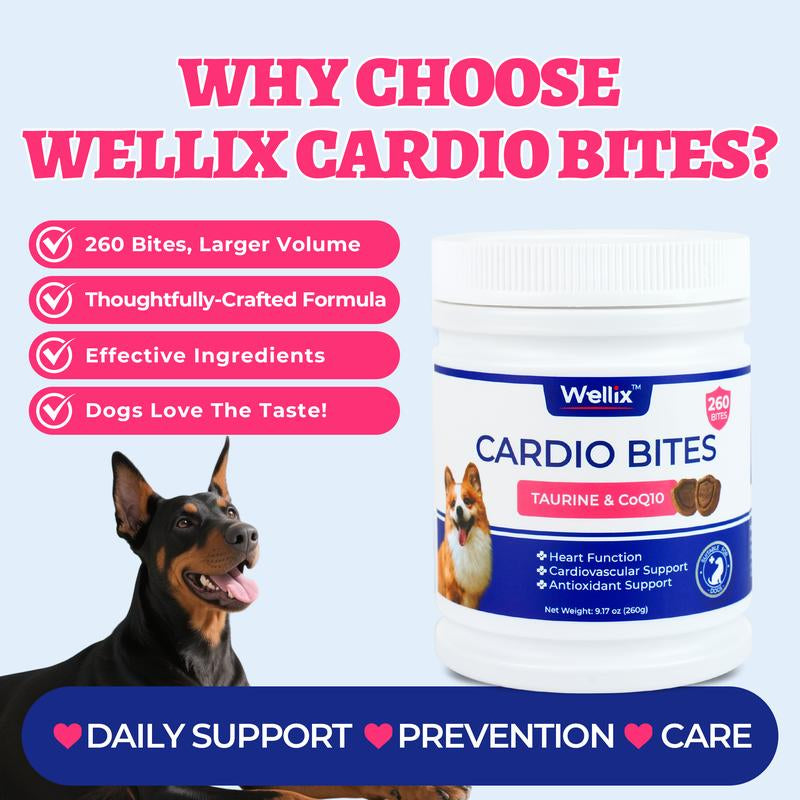 Wellix 260-Count Dog Cardio Bites