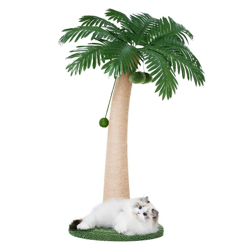 Cat Tree / Tower for Indoor with Green Leave