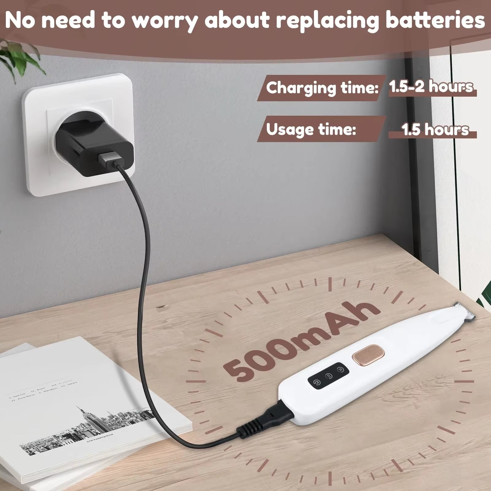 Dog & Cat Paw Trimmer with LED