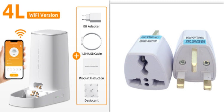 4L Automatic Pet Feeder Cat Food Dispenser