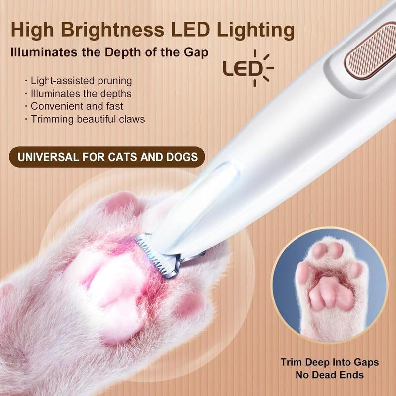 Rechargeable Dog Cat Clippers Kit