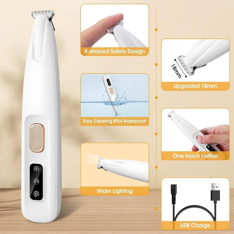 Rechargeable Dog Cat Clippers Kit