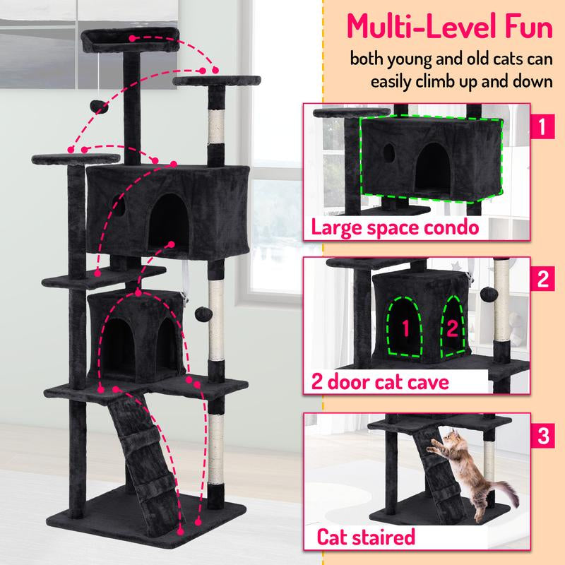 Cat Tree Tower Multi-Level
