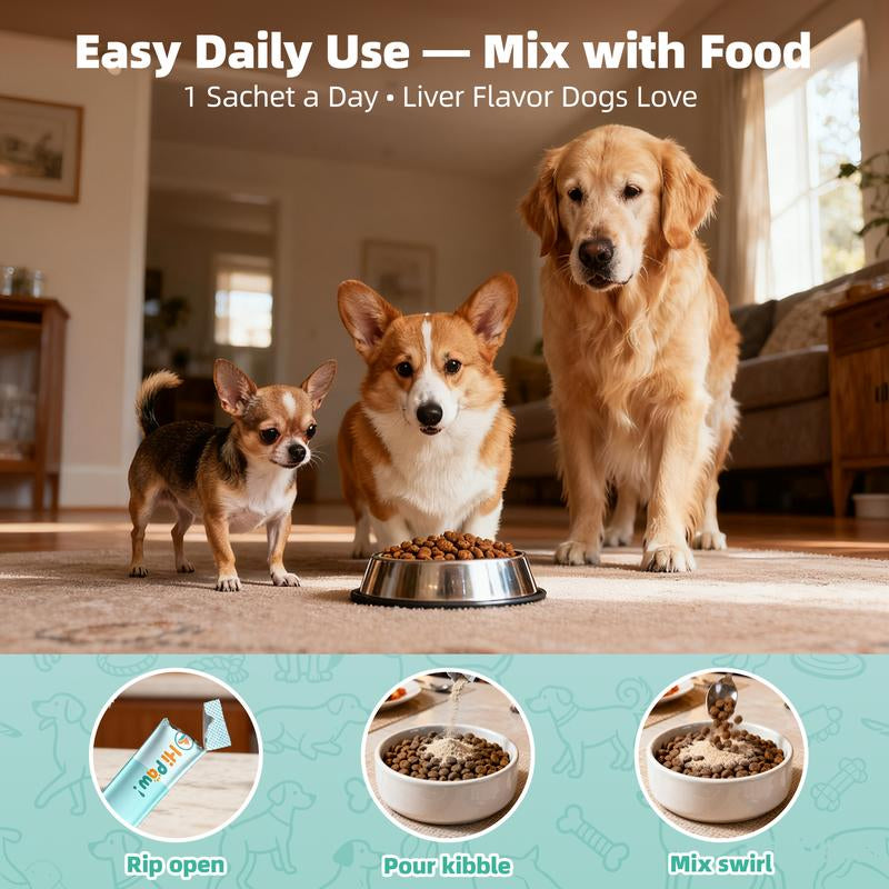 Dog Probiotics Powder with Turmeric 95%