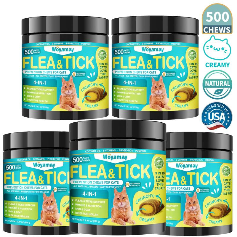 Cat Flea & Tick Chews 4-IN-1