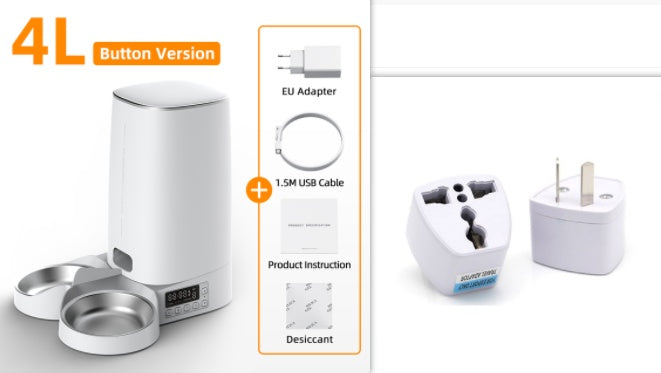 4L Automatic Pet Feeder Cat Food Dispenser