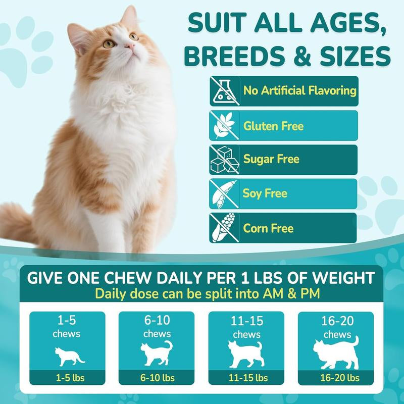 Cat Flea & Tick Chews 4-IN-1