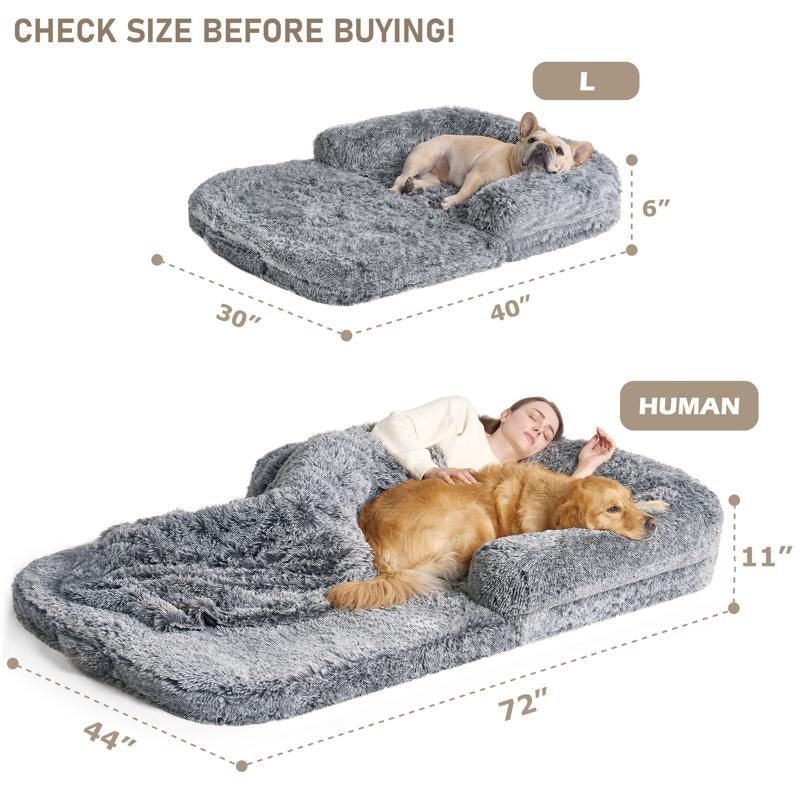 Foldable Human Dog Bed for Adult