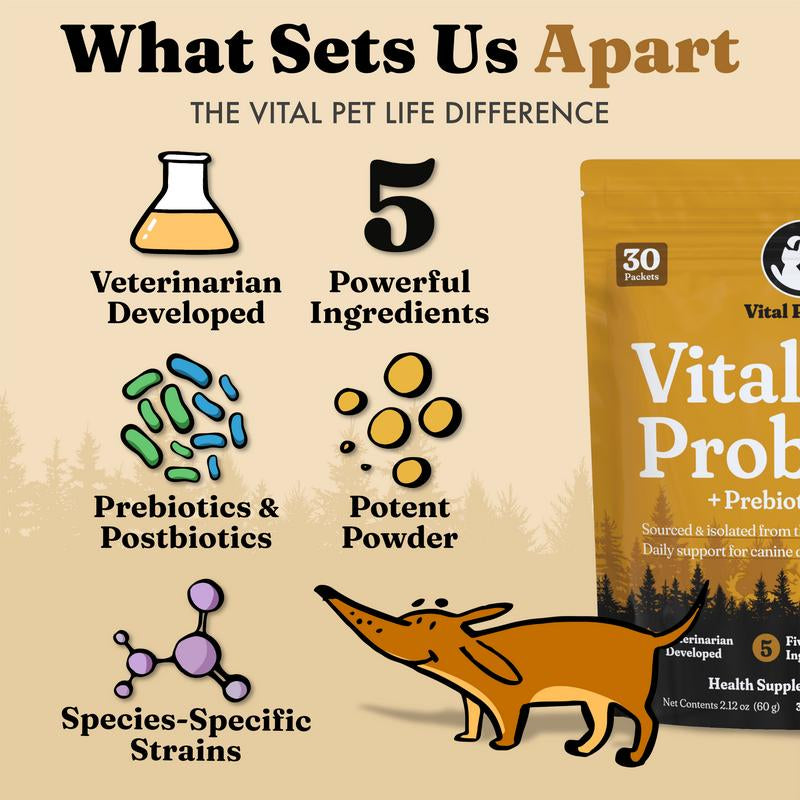 Vital Pet Life Vital Probiotics for Dogs
