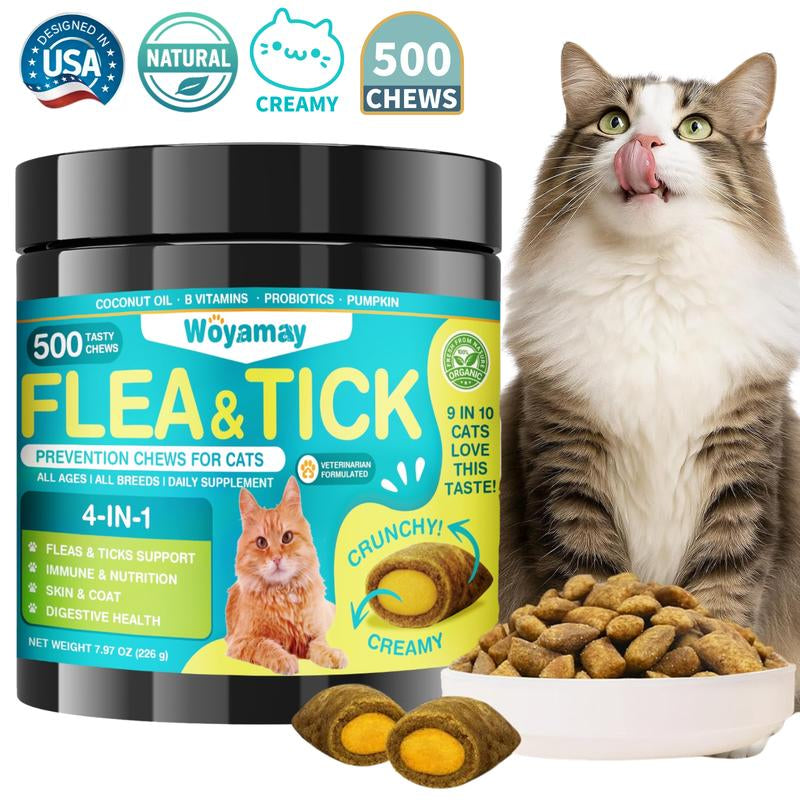 Cat Flea & Tick Chews 4-IN-1