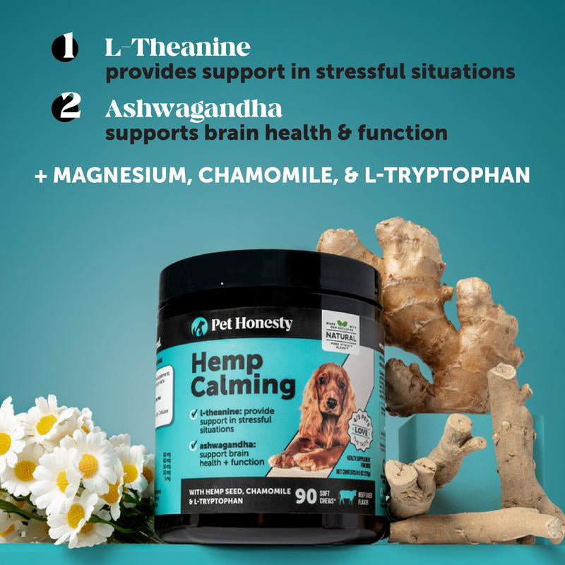 Hemp Calming Chews for Dogs (Chicken Flavor)