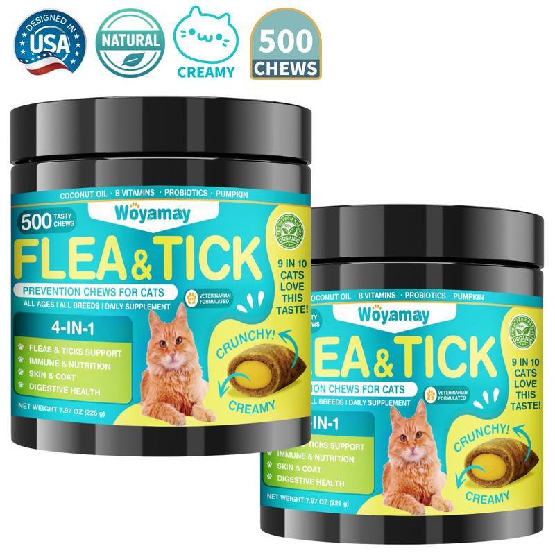 Cat Flea & Tick Chews 4-IN-1