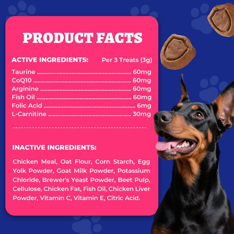 Wellix 260-Count Dog Cardio Bites