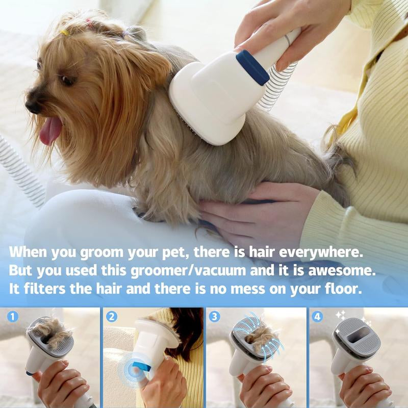 Pet Grooming Kit with Vacuum for Dogs and Cats