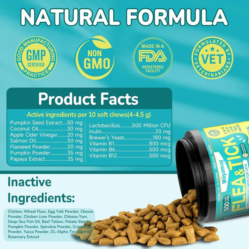 Cat Flea & Tick Chews 4-IN-1