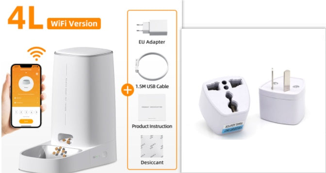 4L Automatic Pet Feeder Cat Food Dispenser