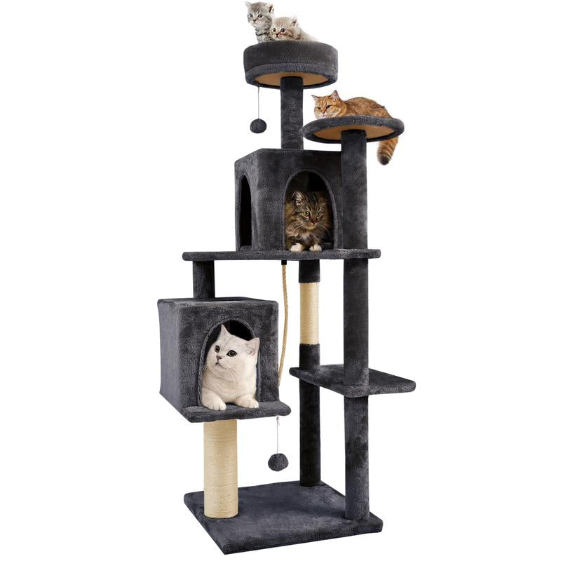 Cat Tree / Tower for Indoor with Green Leave