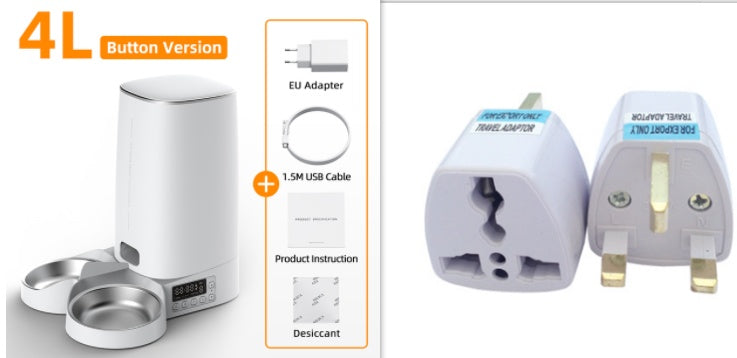 4L Automatic Pet Feeder Cat Food Dispenser