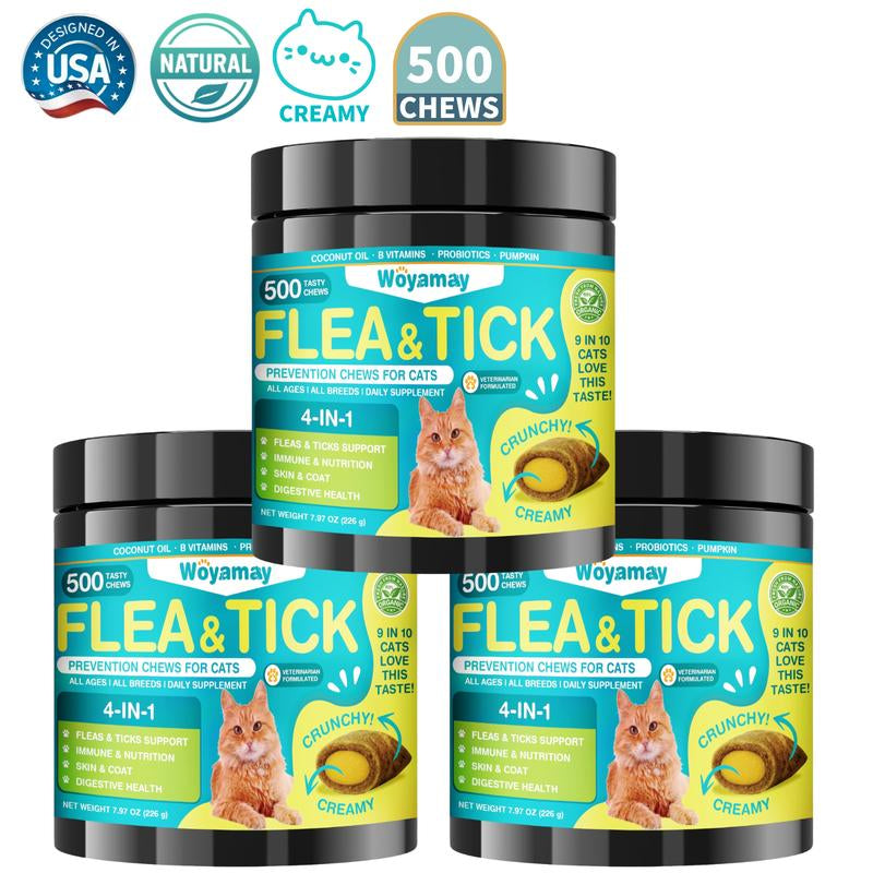 Cat Flea & Tick Chews 4-IN-1