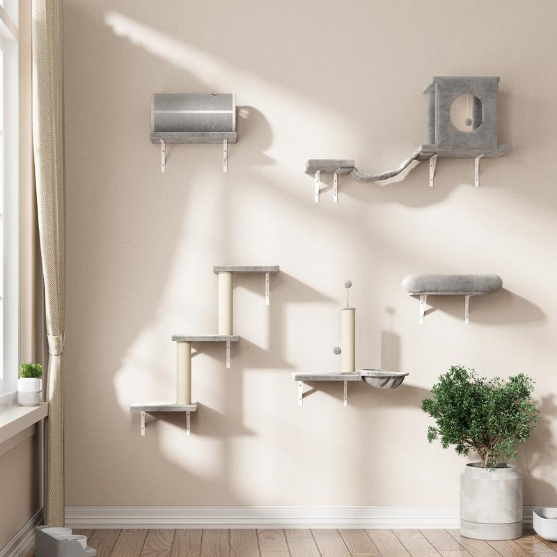 Wall Mounted Cat Climbing Frame