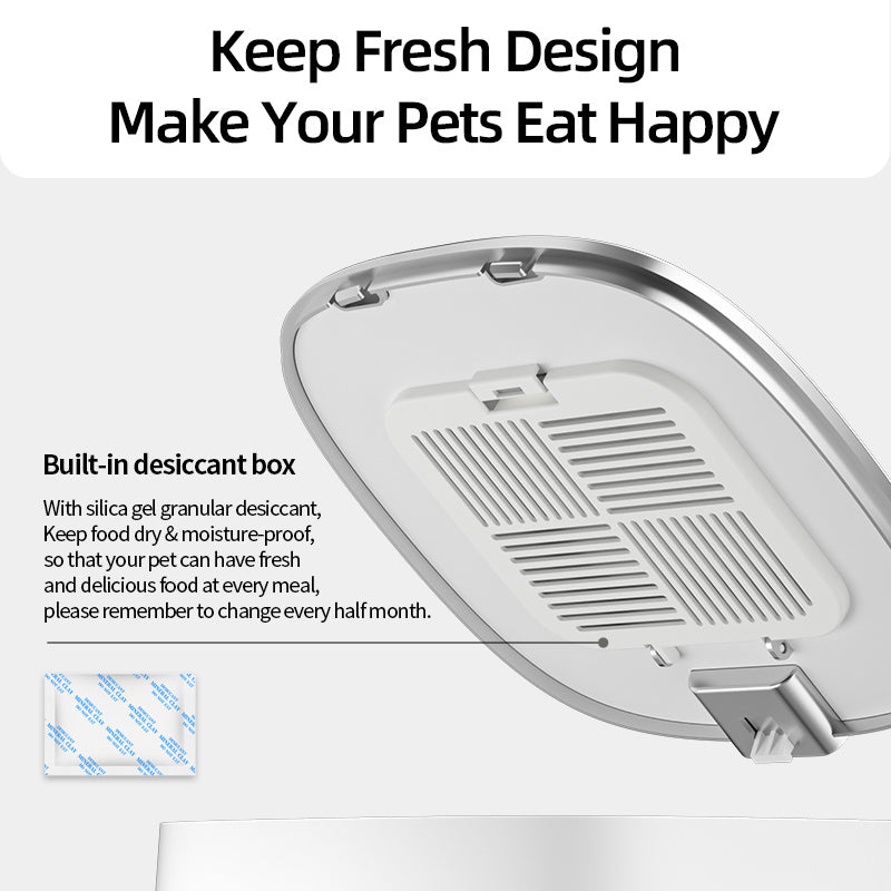 4L Automatic Pet Feeder Cat Food Dispenser