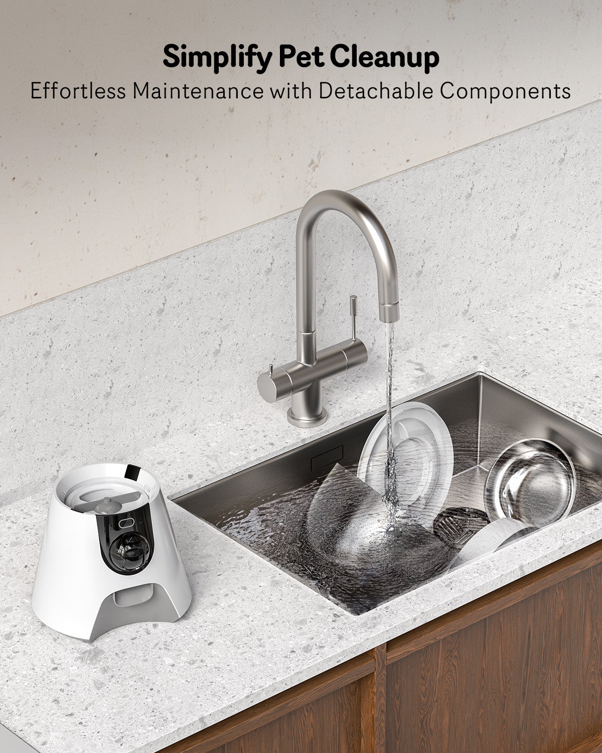 Automatic Cat Feeder With Camera, 1080P HD Video, Night Vision, 5G WiFi, 2-Way Audio, 10s Voice Recorder