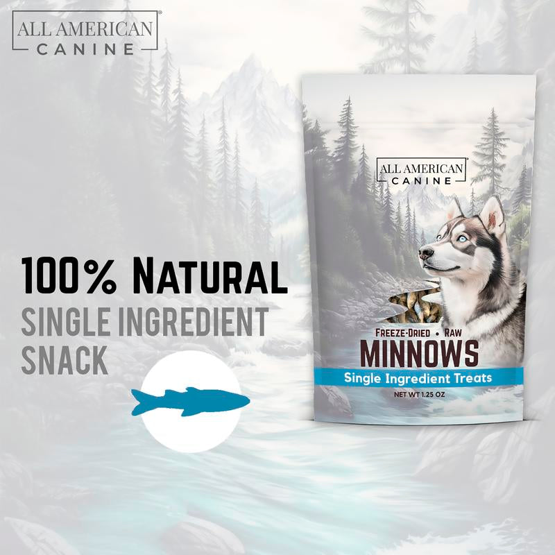 Freeze Dried Minnows Single Ingredient Treat Snack