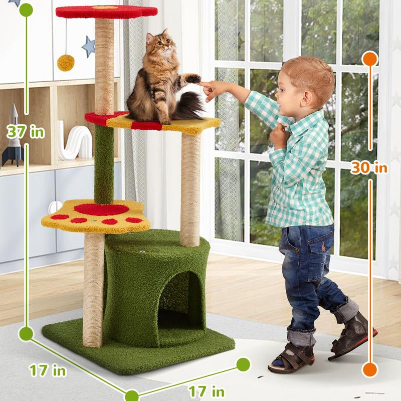 Multi-Tier Cat Tower Tree