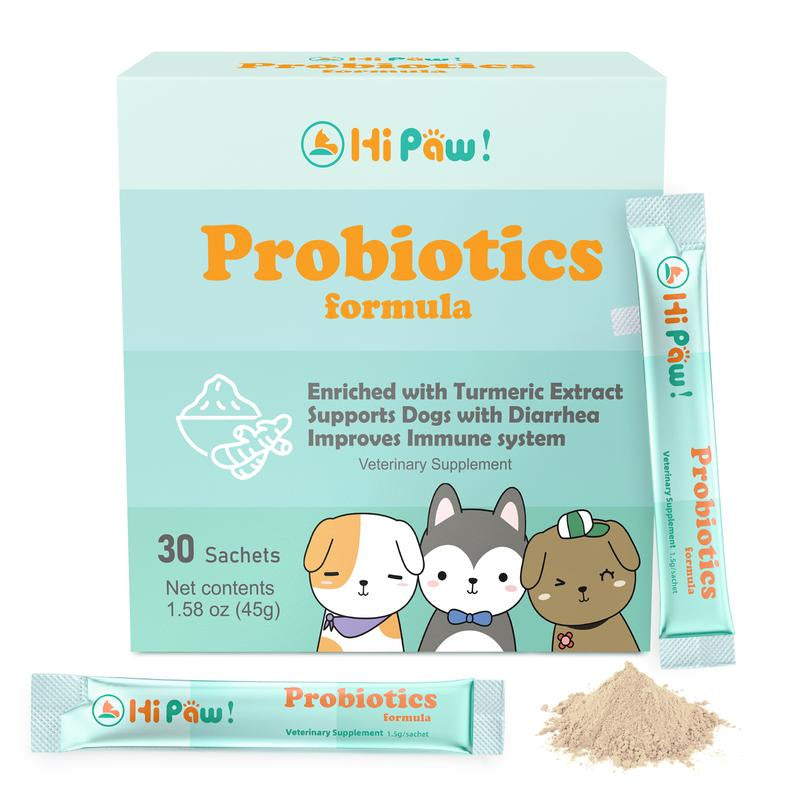 Dog Probiotics Powder with Turmeric 95%