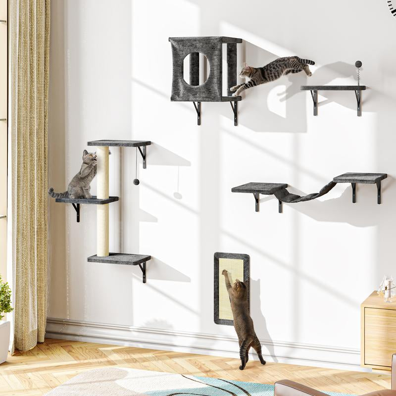 Wall Mounted Cat Climbing Frame