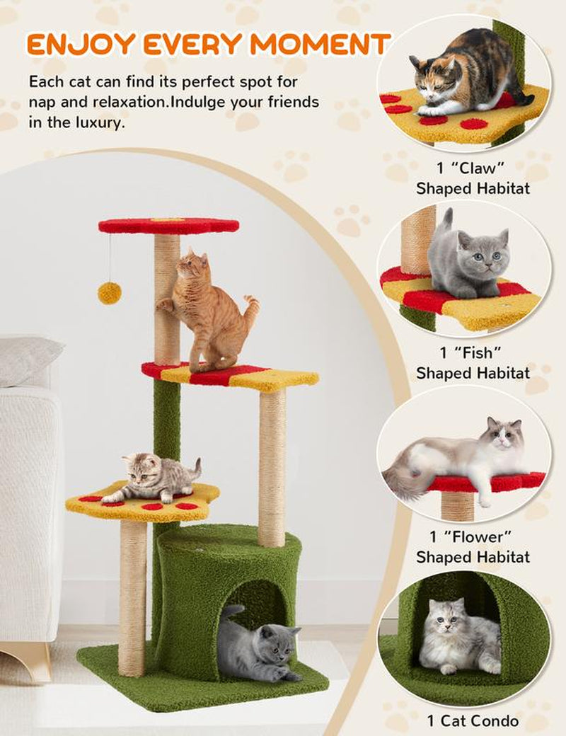 Multi-Tier Cat Tower Tree